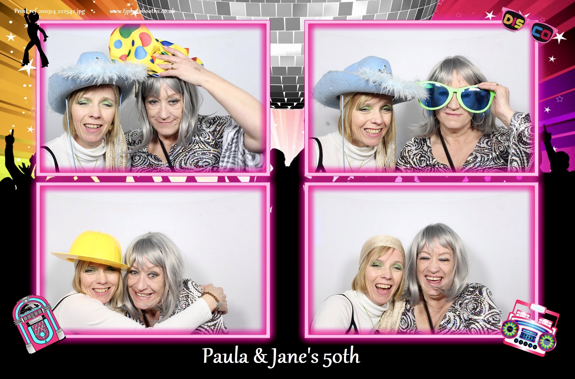 Paula & Jane's 50th | View more photos from the event at gallery.tjphotobooths.co.uk/u/TJPhotobooths/Paula-Janes-50th